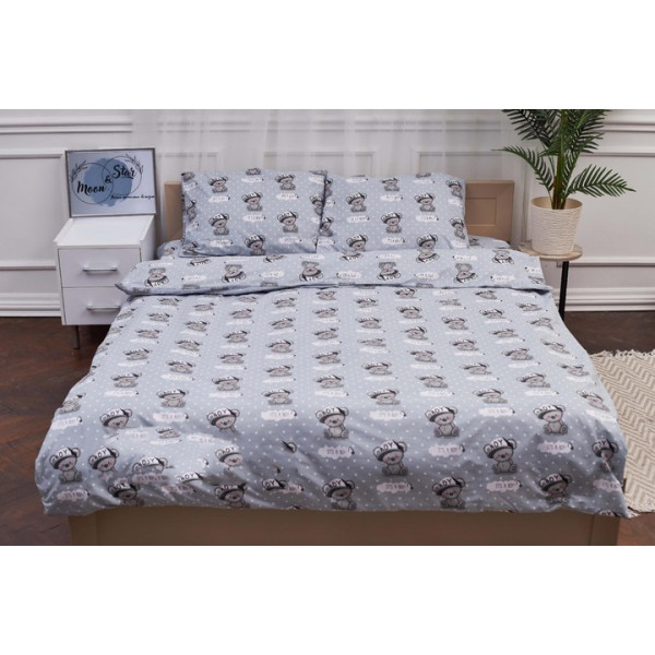 Фото - Комплект постільної білизни Moon&Star 160х220 Teddy Boy Бязь Gold Люкс (MS-820001375)