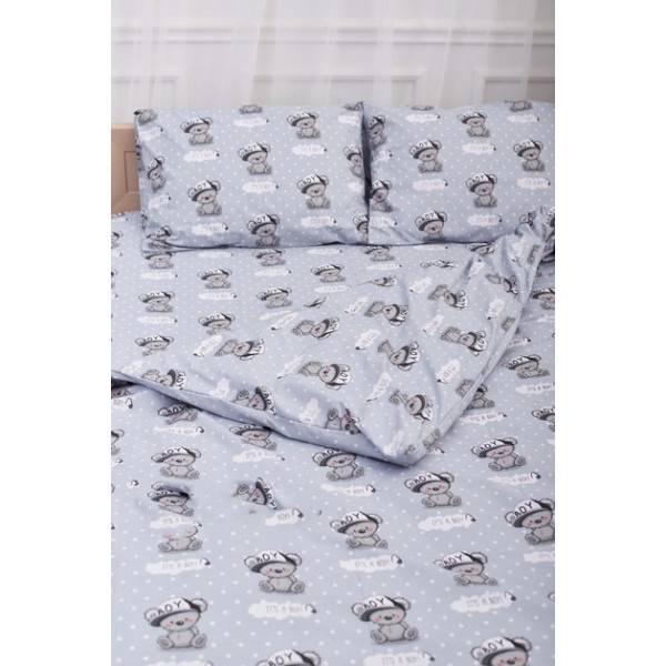 Фото - Комплект постільної білизни Moon&Star 160х220 Teddy Boy Бязь Gold Люкс (MS-820001375)