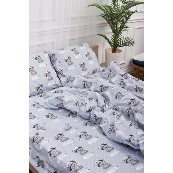 Фото - Комплект постільної білизни Moon&Star 160х220 Teddy Boy Бязь Gold Люкс (MS-820001375)