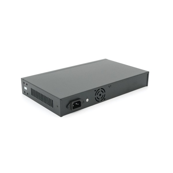 Фото - Коммутатор локальної мережі (Switch) Merlion 4 POE 10/100 +2 RJ45 10/100 вбудований блок живлення 52V (YT41641)