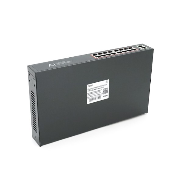 Фото - Коммутатор локальної мережі (Switch) Merlion 4 POE 10/100 +2 RJ45 10/100 вбудований блок живлення 52V (YT41641)