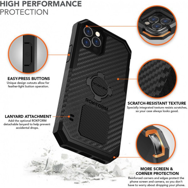 Фото - Чехол для смартфона Rokform Rugged Case for Apple iPhone 12/12 Pro Black (307301P)
