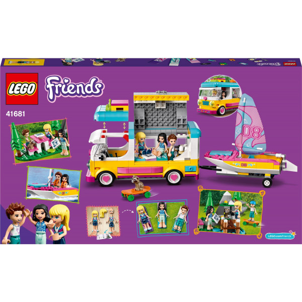 Фото - Конструктор LEGO Friends Лісовий будинок на колесах і вітрильника (41681)