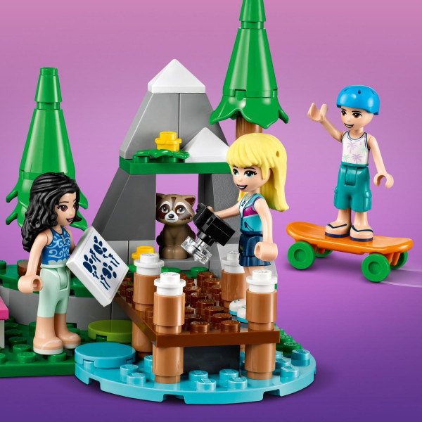 Фото - Конструктор LEGO Friends Лісовий будинок на колесах і вітрильника (41681)