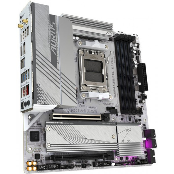 Фото - Материнская плата Gigabyte B650M A ELITE AX ICE DDR5