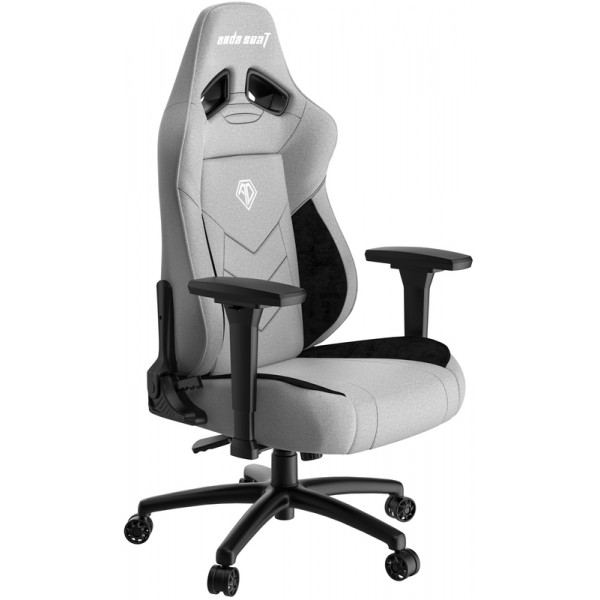 Фото - Крісло для геймерів Anda Seat T Compact Grey/Black Size L (AD19-01-GB-F)