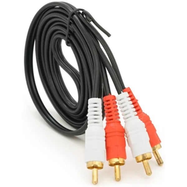 Фото - Кабель RCA Voltronic 2RCA- 2хRCA 1.5 Black (YT-2хRCA(M)/2хRCA(M)-1.5)