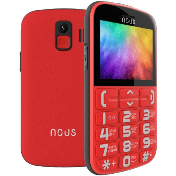 Фото - Мобильный телефон Nous Helper NS 2422 Red-Black