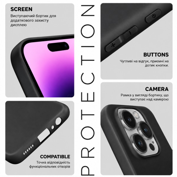 Фото - Чехол для смартфона Armorstandart Matte Slim Fit for Samsung A18 4G / A17 4G Camera cover Black (ARM92510)