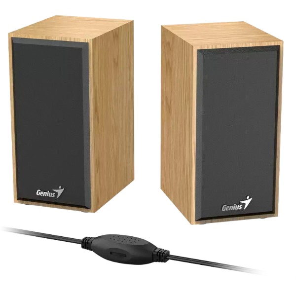 Фото - Комп'ютерна акустика звичайна 2.0 Genius Pine Wood USB SP-HF180 (31730029404)