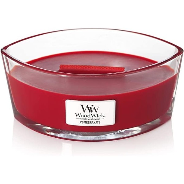 Фото - Свеча стекло Woodwick Ellipse Pomegranate (Гранат) 453г (1725429E)