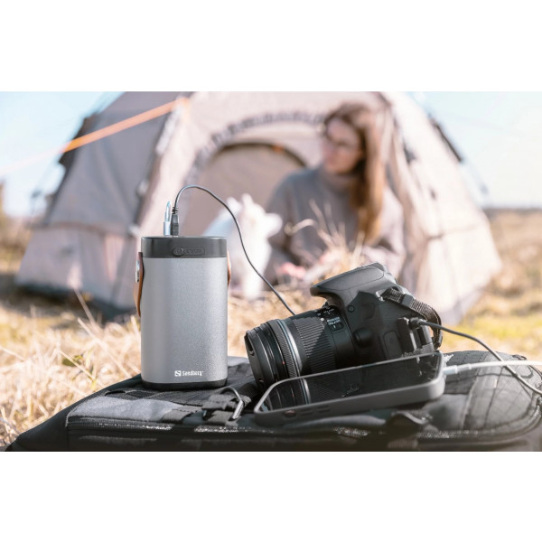 Фото - Батарея мобільна Sandberg PD 60000mAh 3A QC3.0/VOOC 20W, ліхтарик 3W (420-71)