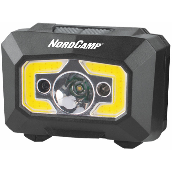 Фото - Фонарь налобный Nord Camp 200Lm, 3W XPE+COB, 3xAAA Sensor White/Red (NC30300)