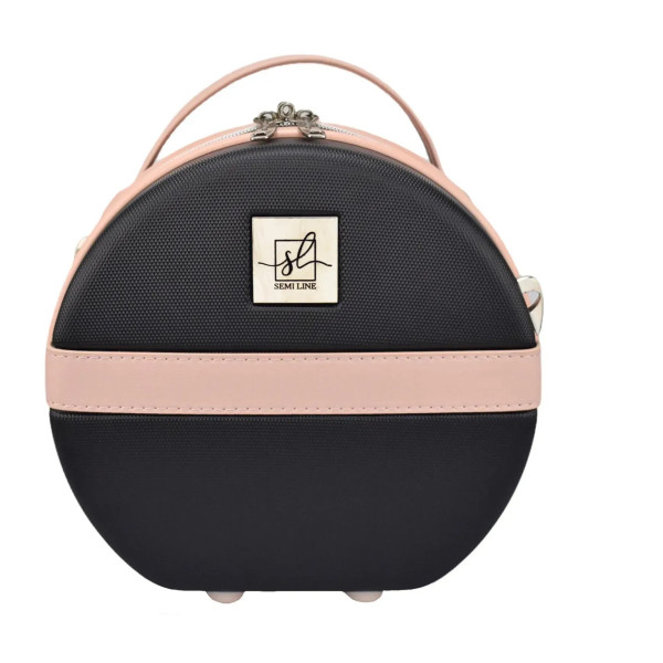 Фото - Косметичка Semi Line 5L Black/Pink Cream (T5671-1)