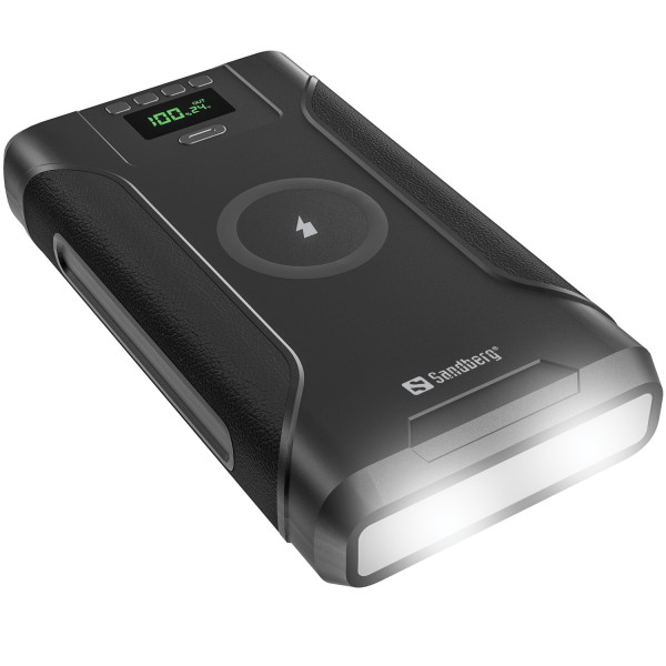 Фото - Батарея мобильная Sandberg Survivor 76800mAh DC91W PD100W,2xUSB-С+USB-A18W,Cigar Lighter120W (421-15)