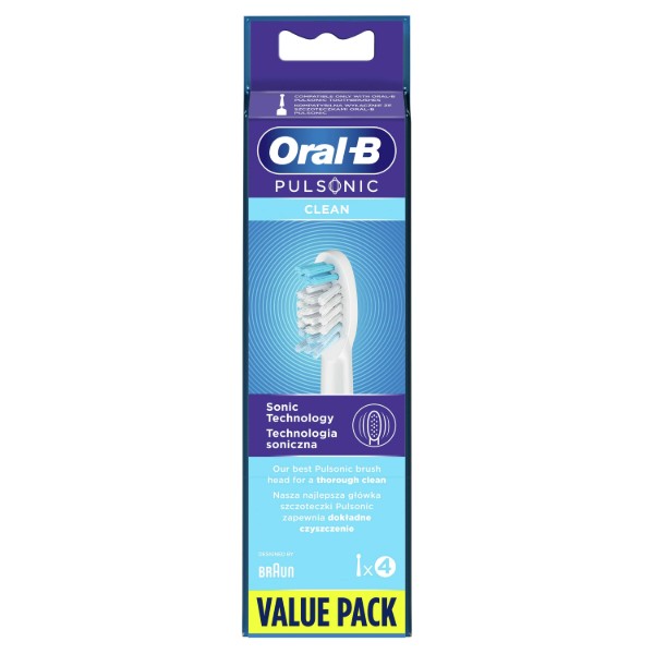 Фото - Насадка для зубной щетки Oral-B Braun Pulsonic Clean, 4 шт