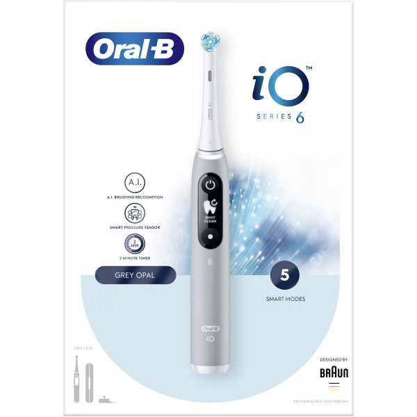Фото - Зубная щетка электрическая Braun Oral-B iO Series 6 iOM6.1A6.1K Grey Opal