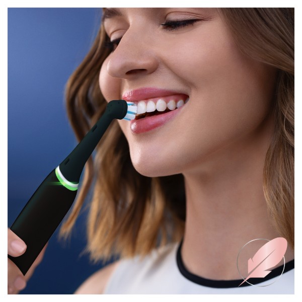 Фото - Насадка для зубной щетки Oral-B Braun iO Gentle Care нежный уход чорные, 4 шт