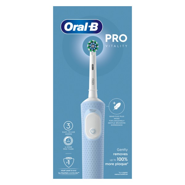 Фото - Зубна щітка електрична Oral-B Braun Vitality Pro D103.413.3 Protect X Clean блакитна