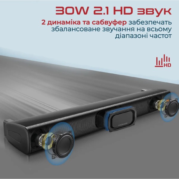 Фото - Саундбар Promate Streambar-30.Black