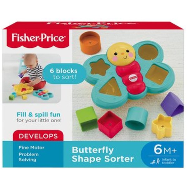 Фото - Сортер Fisher-Price Бабочка (CDC22)