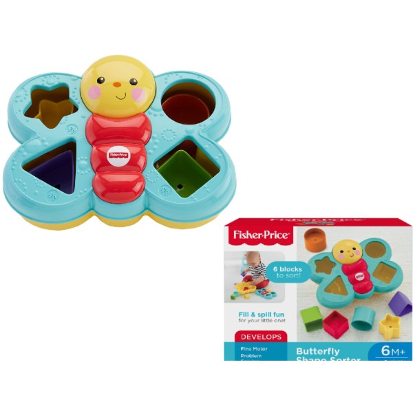 Фото - Сортер Fisher-Price Бабочка (CDC22)