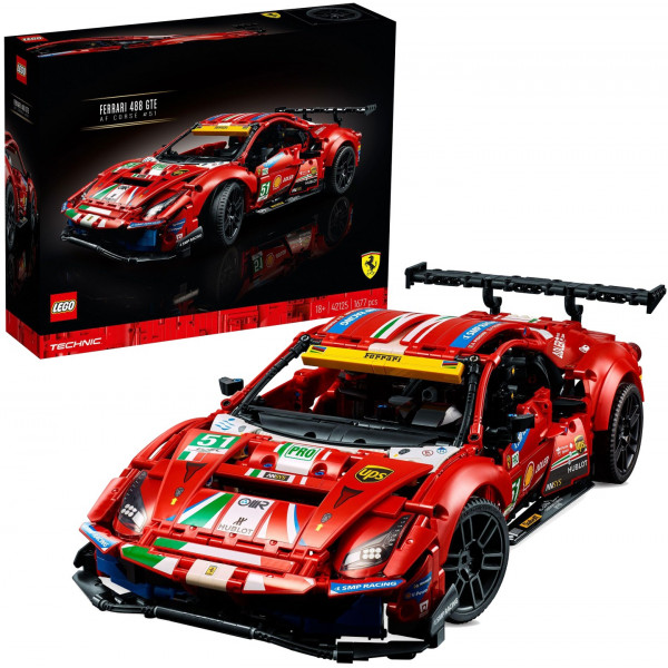 Фото - Конструктор LEGO Technic Ferrari 488 GTE AF Corse №51 (42125)