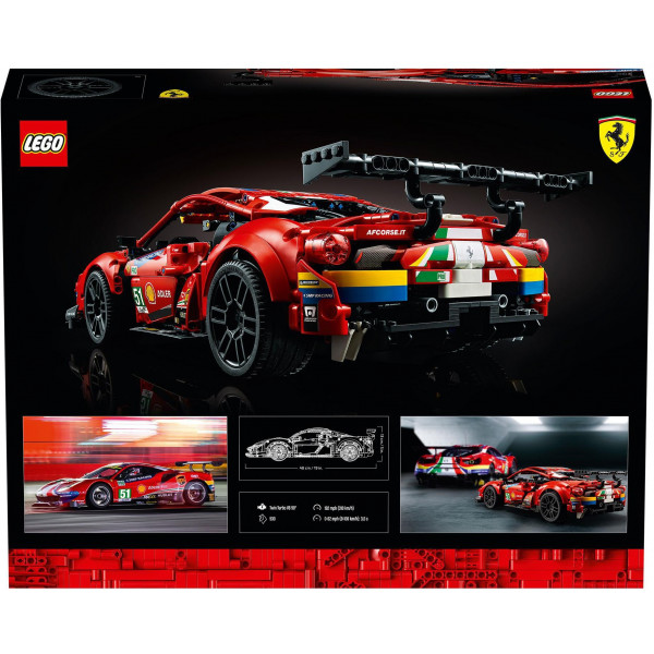Фото - Конструктор LEGO Technic Ferrari 488 GTE AF Corse №51 (42125)