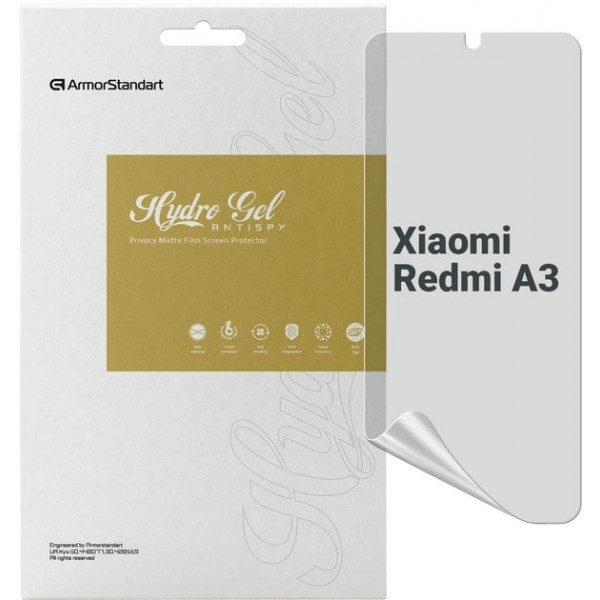 Фото - Захисна плівка для смартфону Armorstandart Anti-spy for Xiaomi Redmi A3 (ARM74460)
