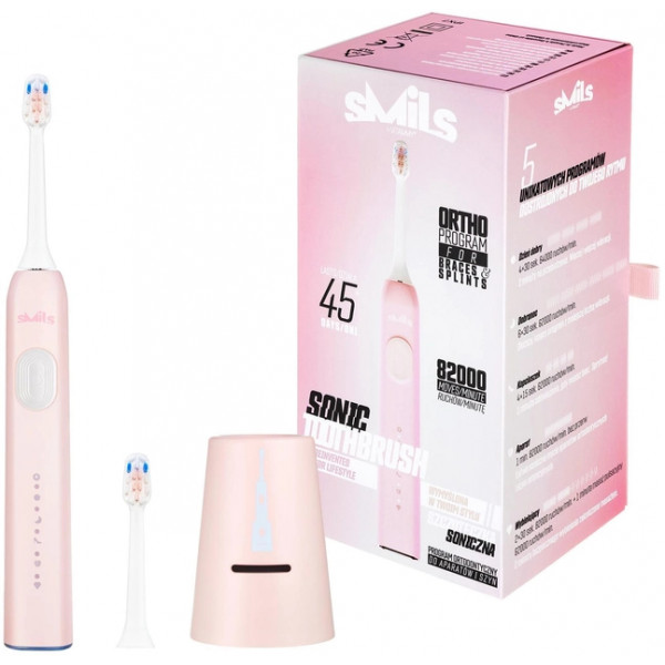 Фото - Зубная щетка электрическая Vitammy SMILS Powder Pink