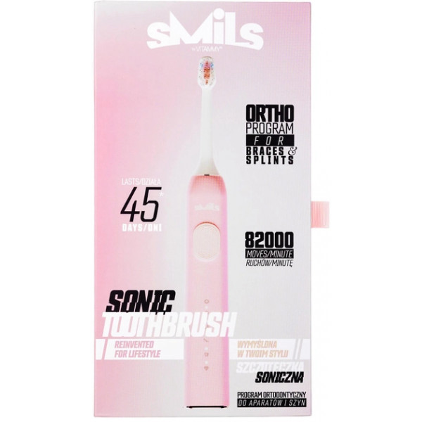 Фото - Зубная щетка электрическая Vitammy SMILS Powder Pink