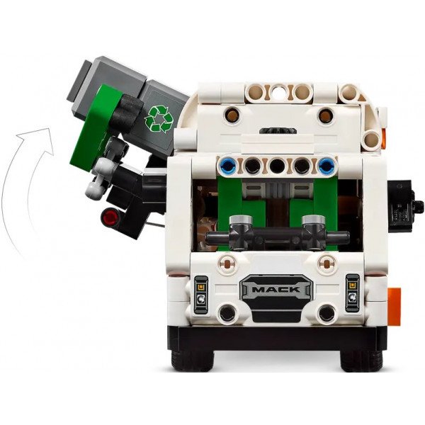 Фото - Конструктор LEGO Technic Сміттєвоз Mack® LR Electric (42167)