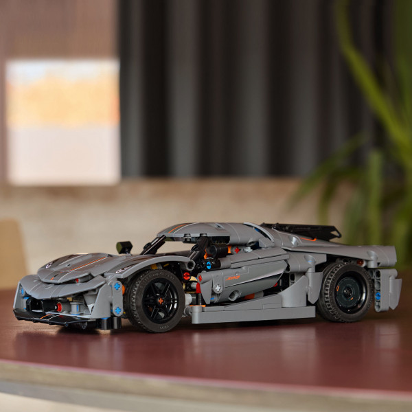 Фото - Конструктор LEGO Technic Koenigsegg Jesko Absolut — сірий гіперкар (42173)