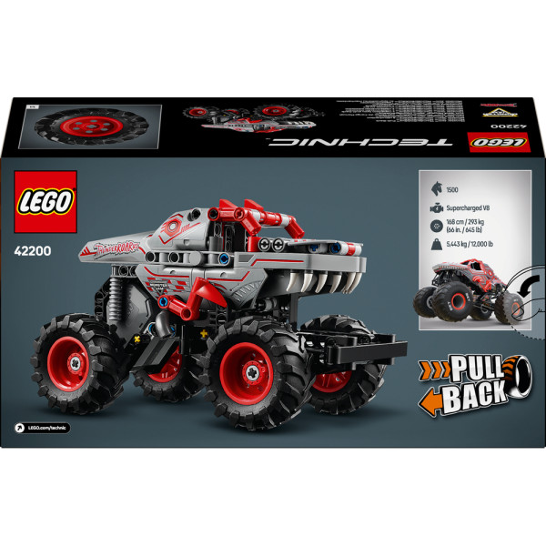 Фото - Конструктор LEGO Technic Monster Jam™ ThunderROARus™ з інерційним двигуном (42200)