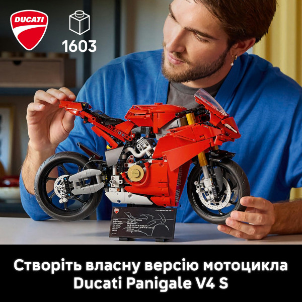 Фото - Конструктор LEGO Technic Мотоцикл Ducati Panigale V4 S (42202)