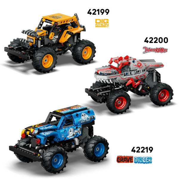 Фото - Конструктор LEGO  Technic Monster Jam™ Sparkle Smash™ із функцією «Pull-Back» (42220)