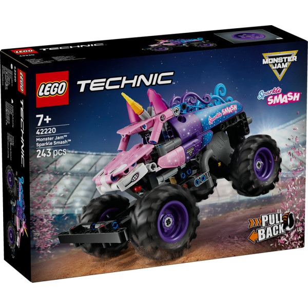 Фото - Конструктор LEGO  Technic Monster Jam™ Sparkle Smash™ із функцією «Pull-Back» (42220)