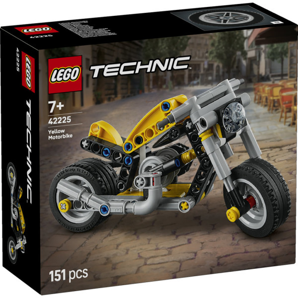 Фото - Конструктор LEGO Technic Жовтий мотоцикл (42225)
