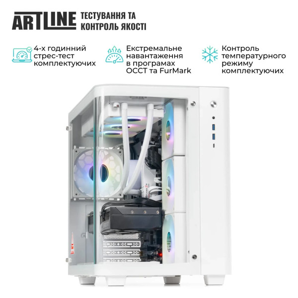 Фото - Системний блок Artline Gaming TANKWHITE (TANKWHITEv02)