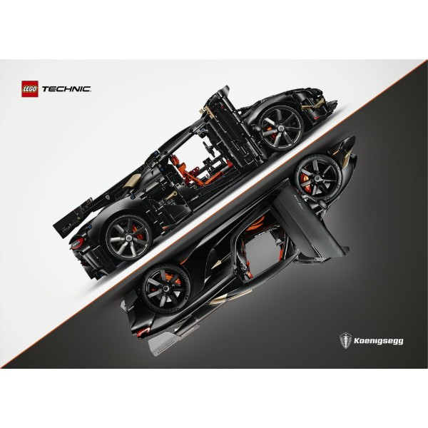 Фото - Конструктор LEGO Technic Мегакар Koenigsegg Sadair's Spear (42232)