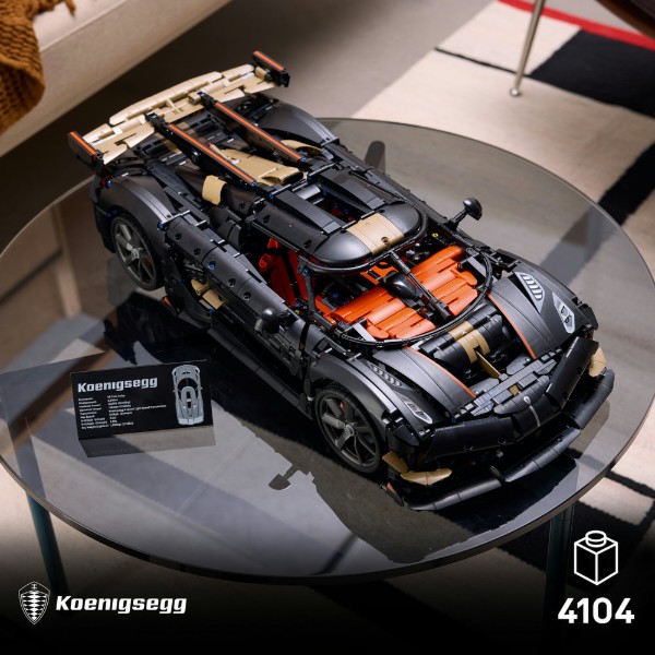 Фото - Конструктор LEGO Technic Мегакар Koenigsegg Sadair's Spear (42232)