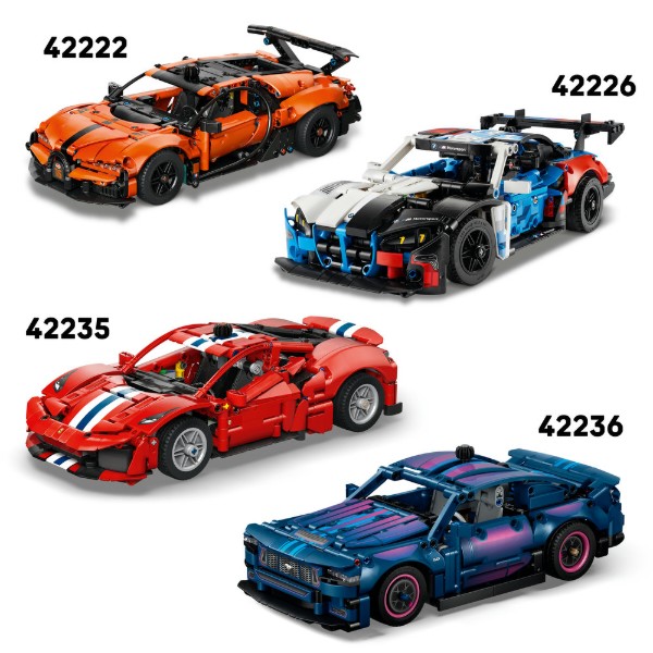 Фото - Конструктор LEGO Technic Спортивный автомобиль Dodge Viper GTS-R (42234)
