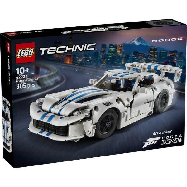 Фото - Конструктор LEGO Technic Спортивный автомобиль Dodge Viper GTS-R (42234)
