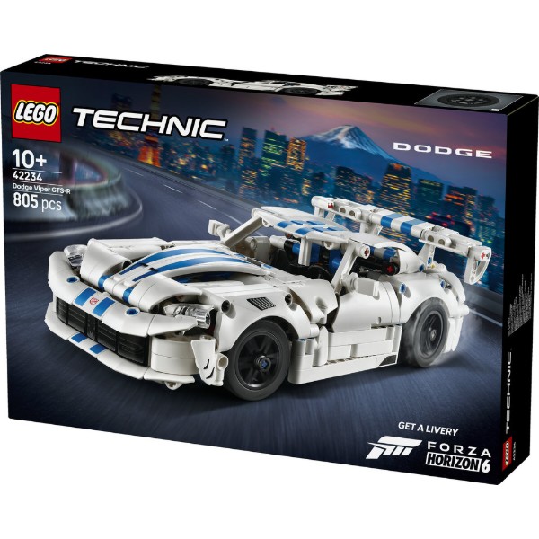 Фото - Конструктор LEGO Technic Спортивный автомобиль Dodge Viper GTS-R (42234)