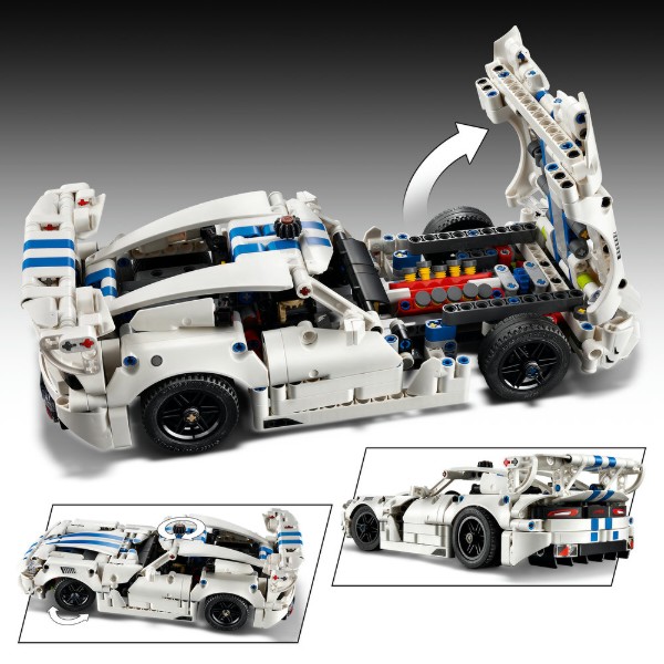Фото - Конструктор LEGO Technic Спортивный автомобиль Dodge Viper GTS-R (42234)