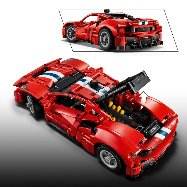 Фото - Конструктор LEGO Technic Автомобиль Ferrari 488 Pista (42235)