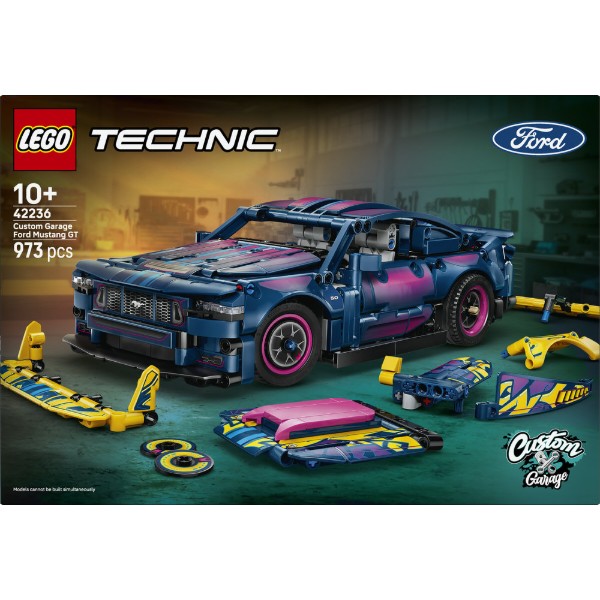 Фото - Конструктор LEGO Technic Тюнинг-гараж с автомобилем Ford Mustang GT (42236)