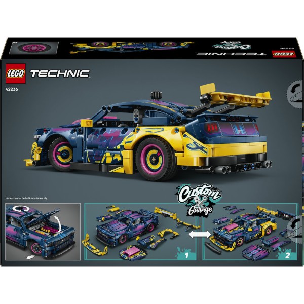 Фото - Конструктор LEGO Technic Тюнинг-гараж с автомобилем Ford Mustang GT (42236)