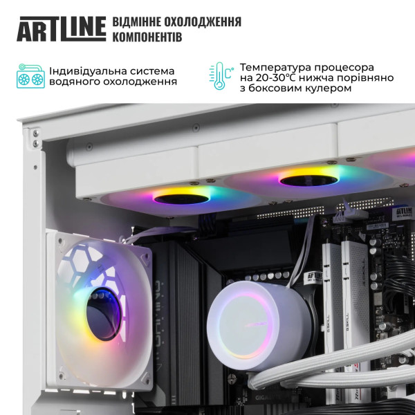 Фото - Системний блок Artline Gaming TANKWHITE (TANKWHITEv09)