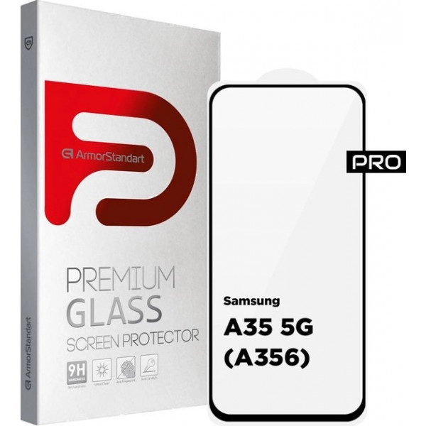 Фото - Захисне скло для смартфону Armorstandart Pro for Samsung A35 5G (A356)/ M35 5G (M536) Black (ARM74347)